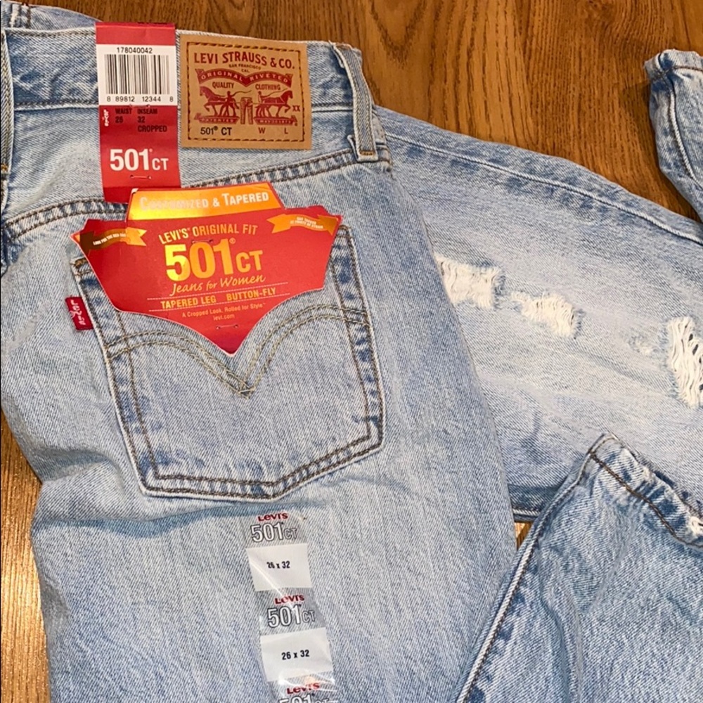 New Levi’s tapered jeans